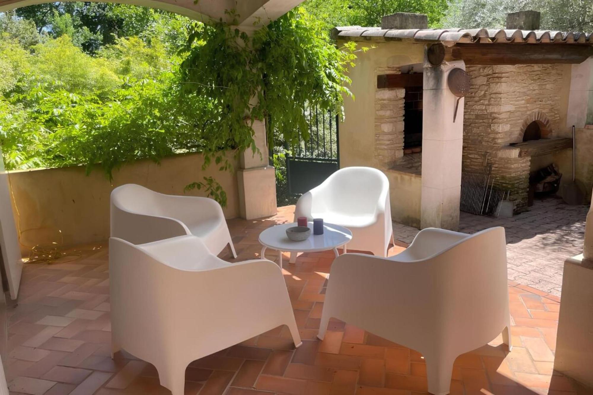 Les Oliviers - Villa 10 People - 5 Min Ardeche Saint-Julien-de-Peyrolas Exterior foto