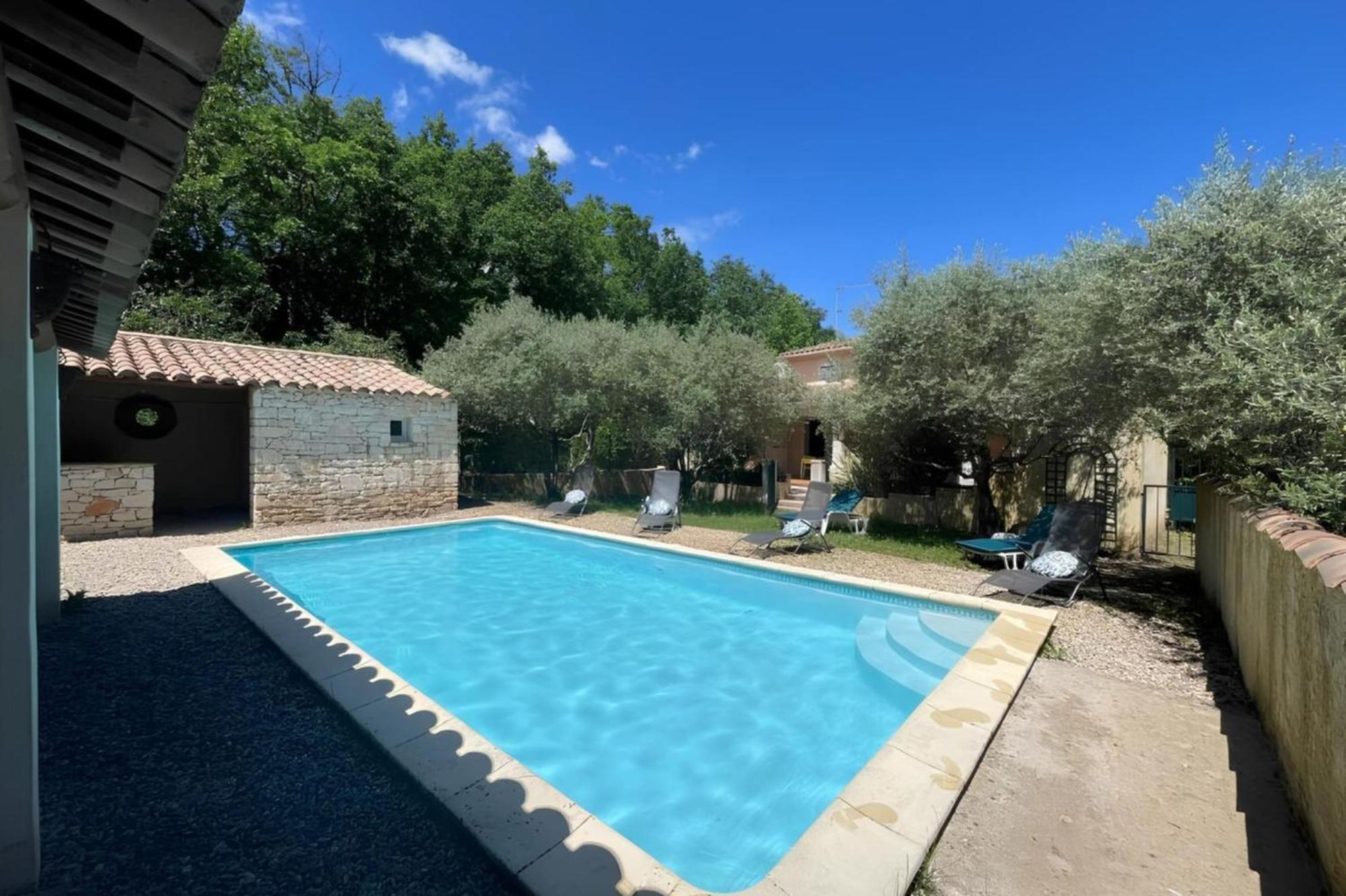 Les Oliviers - Villa 10 People - 5 Min Ardeche Saint-Julien-de-Peyrolas Exterior foto